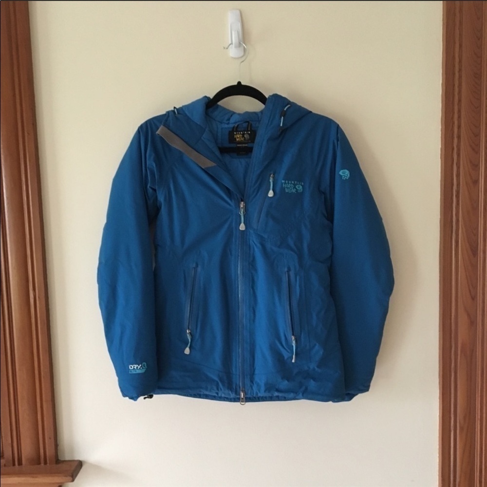 Mountain Hardwear Blue Winter Jacket Extra Small